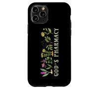 God’s Pharmacy Healing Herbs Row Gardening Meme Custodia per iPhone 11 Pro