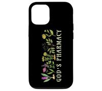 God’s Pharmacy Healing Herbs Row Gardening Meme Custodia per iPhone 12/12 Pro