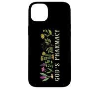 God’s Pharmacy Healing Herbs Row Gardening Meme Custodia per iPhone 14 Plus