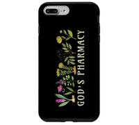 God’s Pharmacy Healing Herbs Row Gardening Meme Custodia per iPhone 7 Plus/8 Plus
