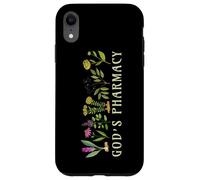God’s Pharmacy Healing Herbs Row Gardening Meme Custodia per iPhone XR