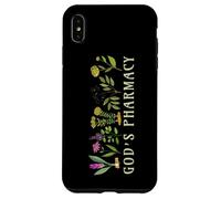 God’s Pharmacy Healing Herbs Row Gardening Meme Custodia per iPhone XS Max