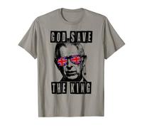 God Save The Kings Incoronazione Union Jack Charles Punk Maglietta