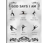 GOD SAYS I AM GYMNASTIC NOTEBOOK