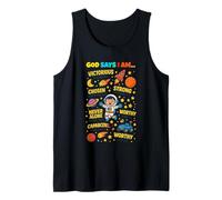 God Says I Am Outer Space Themed Bible Christian Kids Boys Canotta