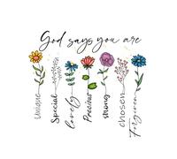 God Says You Are… - Lined Composition Notebook | 7.5 x 9.25 in | 100 Pages, 200 Sheets: Grow in Grace Collection
