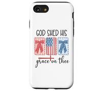 God Shed His Grace on Thee America God Shed His Grace on Me Custodia per iPhone SE (2020) / 7 / 8