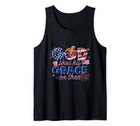 God Shed His Grace Shirt Christian Patriotic American 4 luglio Canotta