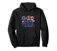 God Shed His Grace Shirt Christian Patriotic American 4 luglio Felpa con Cappuccio