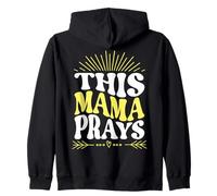 God This Mama Prays Faith Felpa con Cappuccio