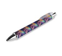 God Truck - Penna a sfera con stampa a forma di bandiera degli Stati Uniti, retrattile, fusto rotondo, punta fine, 0,5 mm, 1/2/4 pezzi