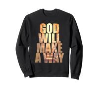 God Will Make A Way - Christian Faith Inspirational Felpa