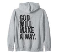 God Will Make A Way - Christian Faith Inspirational Felpa con Cappuccio