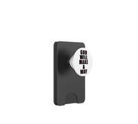 GOD Will Make A Way - Christian Faith Inspirational PopSockets PopWallet per MagSafe