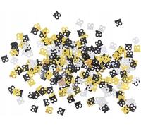 GODAN 18 ° compleanno nero oro argento coriandoli numero