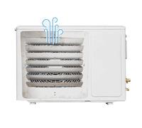 GODARM Deflettore Aria for unità Condizionatore d'Aria,Deflettore for Condizionatore d'Aria in Acciaio Inossidabile, Copertura Aria for Impieghi Gravosi for unità Esterne CA(Piazza)(63CM*63CM)