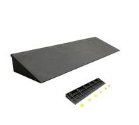 GODARM Rampe per Disabili per Scalini per Soglie Nero Rampa Portatile Vialetto Banchina Carico Camion Bici Auto Moto Carrelli 1/2/3/4/5/6 Cm Altezza (Size : 50 * 8 * 2CM)