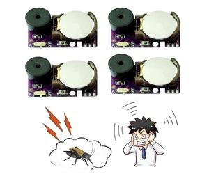 GodbTG 4 Pack Annoyatron Random Noise Maker, Annoyatron 3.0 Noise Maker Prank, Annoy A Tron Prank, Hidden Pranks Beeping Several Months, Funny Office Pranks for Adults (Purple)