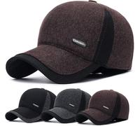 GodbTG Adjustable Men's Winter Baseball cap with Ear Muffs, Thickened And Warm (#3,Adjustable)
