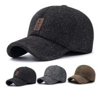 GodbTG Adjustable Men's Winter Baseball cap with Ear Muffs, Thickened And Warm (#4,Taglia Unica)