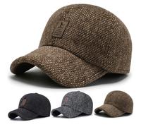 GodbTG Adjustable Men's Winter Baseball cap with Ear Muffs, Thickened And Warm (#6,Adjustable)