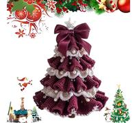 GodbTG Handmade DIY Crochet Christmas Tree Kit, Handmade Holiday Decoration Set, Christmas Crochet Tree (#6,DIY Kit)