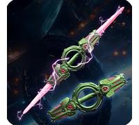 GodbTG Light Up Fire Spin Sword - Double-Edged Rotating Lightsaber Toy with 7-Color Expandable Blades, FX Sound, Spark Effect & Retractable Dual Design, Cool Role-Play Cosplay Accessory (#5)