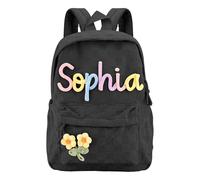 Godchoices Zaini personalizzati per bambine bambini Zaino personalizzato con nome Zaino personalizzato in velluto a coste Regali per il ritorno a scuola