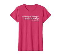 Goddard - Neville | Un Cambiamento di sentimento è Il Destino Maglietta, Donna, Rosso mélange, M