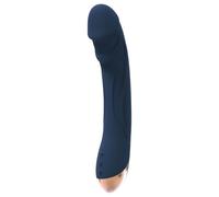 Goddess Boreas - vibratore punto G ricaricabile riscaldante silicone blu