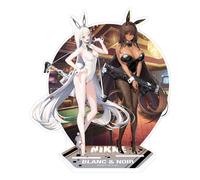 Goddess of Victory: Nikke Acrylic Diorama Blanc & Noir 18 cm