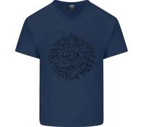 Goddess Shiva Indù God Induismo Religion Uomo Scollo A V Cotone T-Shirt