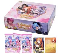 Goddess TCG CCG Cards 150 Carte Anime Booster Box,Collezionabili Anime Game Card, Trading Card Goddess Story Booster Box di Carte,Giochi di Carte Pacchetto di Carta Collezionabili-B