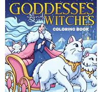 Goddesses & Witches Coloring Book: Cute Sorcery Characters Coloring Pages with Enchanted Worlds, and Cute Mystic Adventures for Adults and Teens Enjoying Relaxing Artistic Escape