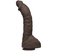 Gode prince yahshua 25 cm de doc johnson - U, marron obscure