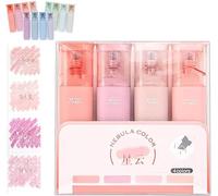 Godemmio Evidenziatori glitterati, evidenziatori glitterati, versatili evidenziatori glitterati, per diari scintillanti, a prova di sbavature, colore rosa