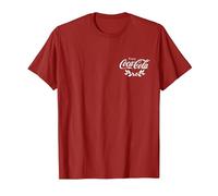 Godere di Coca Cola retrò Alloro Corona Maglietta, Uomo, Mirtillo Rosso, 3XL