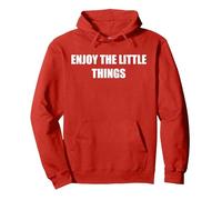 Godere di Il Piccolo Cose Felpa con Cappuccio, Unisex per Adulti, Rosso, M