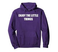 Godere di Il Piccolo Cose Felpa con Cappuccio, Unisex per Adulti, Viola, L