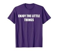 Godere di Il Piccolo Cose Maglietta, Uomo, Viola, 3XL