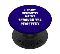 godere di romantico passeggiate attraverso il cimitero Divertente spaventoso Halloween PopSockets PopGrip Adesivo