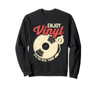 godere di vinile E 'la cosa reale musica Groove Felpa