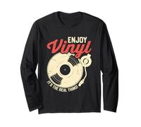 godere di vinile E 'la cosa reale musica Groove Maglia a Manica