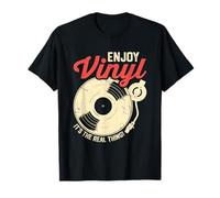 godere di vinile E 'la cosa reale musica Groove Maglietta