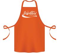 Godere Gesù Cristo Divertente Cristianità Cotone Grembiule 100% Biologico