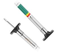 GODESON Misuratore battistrada pneumatici, Misuratore Calibro del Battistrada con codice colore intelligente a 6 lati in 25 mm / 32 pollice, Per Auto Moto Motocicletta-Sacchetto Incluso(2 pezzi)…