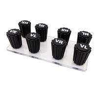 GODESON tappini gomme auto 8 pezzi,tappi valvole pneumatici auto per bicicletta in plastica ABS,tappino bici accessori per auto，tappi ruote auto，tappi pneumatici auto
