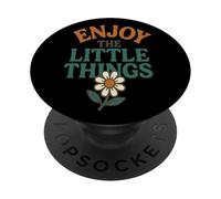 Godetevi le piccole cose margherita fiore PopSockets PopGrip Adesivo