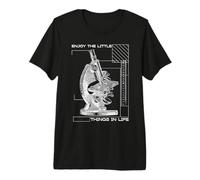 Godetevi Le Piccole Cose nella Vita microscopio microbiologia Maglietta Premium