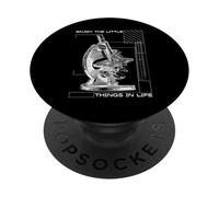 Godetevi le piccole cose nella vita microscopio microbiologia PopSockets PopGrip Adesivo